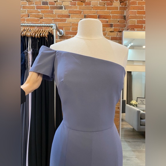 Amsale Yana Dress Slate size 12 - Picture 4 of 6